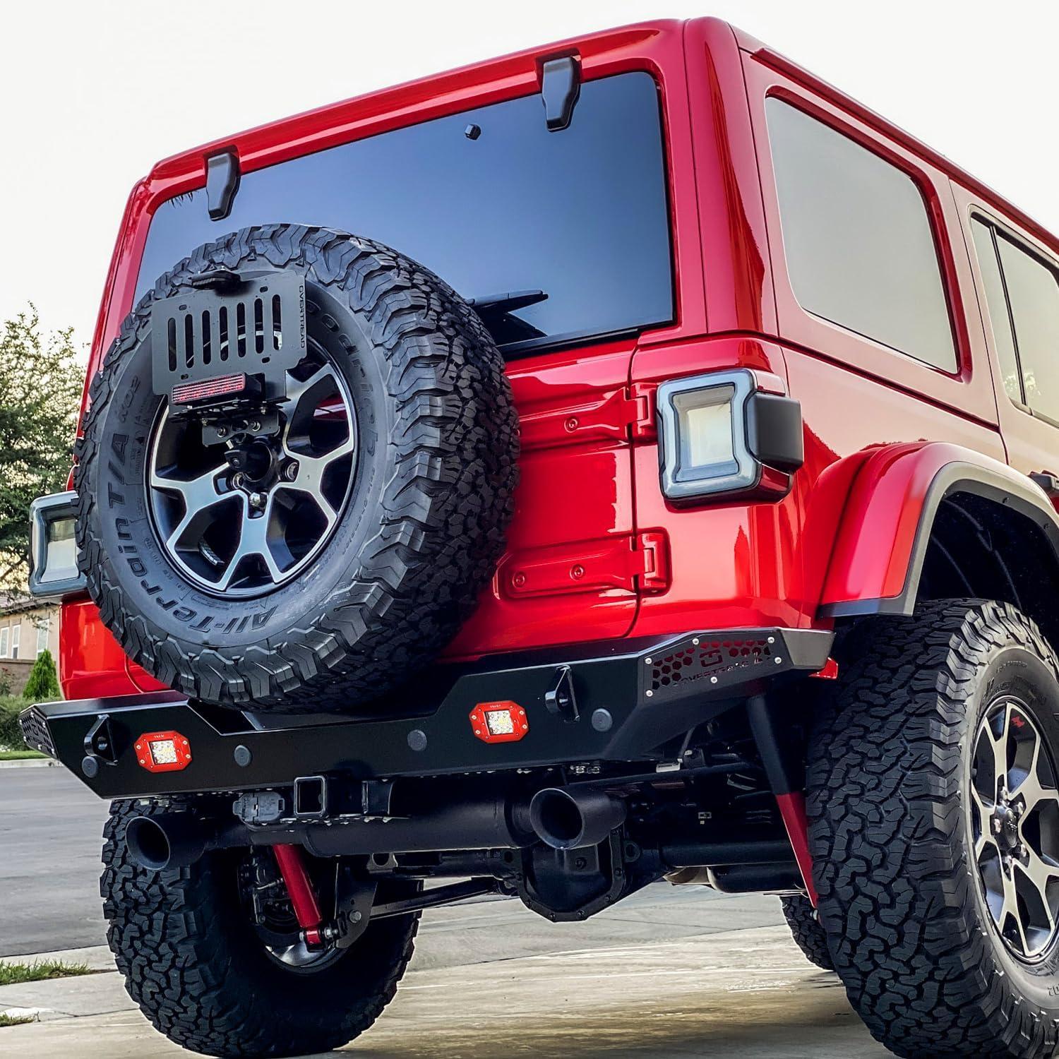 imageNilight 2PCS 42W Flush Mount LED Pods Spot Flood Combo Beam Driving Light Backup Light Reverse Light Grill Mount Light with Wiring Harness Kit 2 LeadsRed Shell with White Light