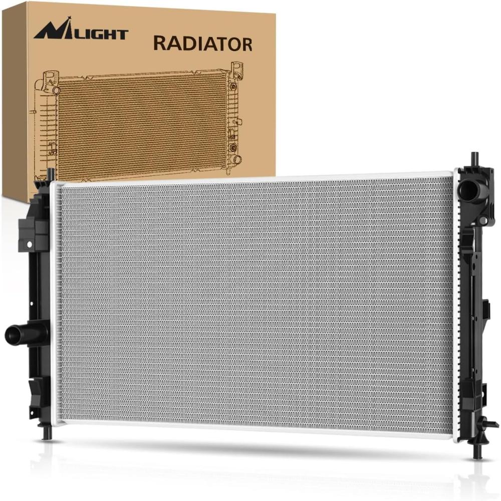 imageNilight Radiator for Jeep Liberty 37L 2002 2003 2004 2005 2006 Engine Coolant Radiator with Oil Cooler Automatic Transmission Replace 52080120AB CU2481 2481Jeep Patriot Compass 20072017
