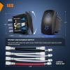 Nilight 90004B Bumper Light Bar Rocker Switch Led Light Bar 5 Pin Laser On/Off Switch 20A/12V 10A/24V Switch Jumper Wires Set(ARROWS)