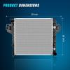 Nilight Radiator for Jeep Liberty 3.7L 2002 2003 2004 2005 2006, Engine Coolant Radiator with Oil Cooler, Automatic Transmission, Replace# 52080120AB, CU2481, 2481(Jeep Liberty 3.7L 2002-2006)