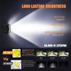 Nilight Side Shooter LED Light Pods with DRL, 4 Inch 26W Spot Flood Combo LED Cubes Light w/ 16AWG Wiring Kit for Fog Light Driving Light Auxiliary Light on Truck ATV UTV, 5 Years Warranty White(4LED Sideshooter Spot Pod w/ Amber DRL)