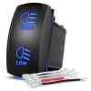 Nilight 90004B Bumper Light Bar Rocker Switch Led Light Bar 5 Pin Laser On/Off Switch 20A/12V 10A/24V Switch Jumper Wires Set(HIGH/LOW)