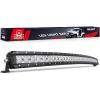 Nilight LED Light Bar 16 Inch 60W Flood Spot Combo Beam 7200LM v Offroad Single Row Slim LED Driving Lighting for Pickup Truck SUV ATV UTV Boat Jeep(42Inch Curved 165W Light Bar)