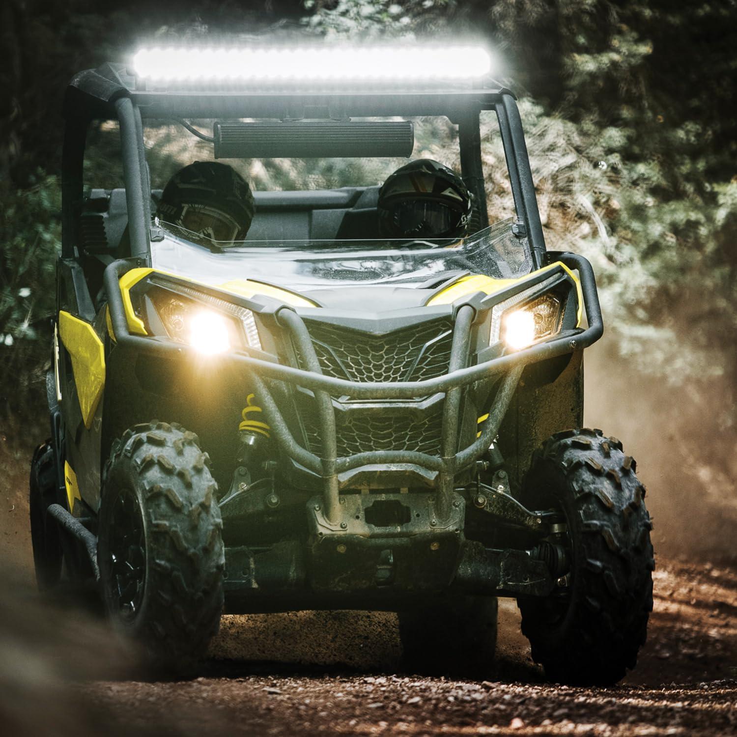 imageNilight 18007CA 37Inch Triple Row Led Light Bar 468W Flood Spot Combo 46800LM Driving Lights Boat Led OffRoad Lights for Trucks