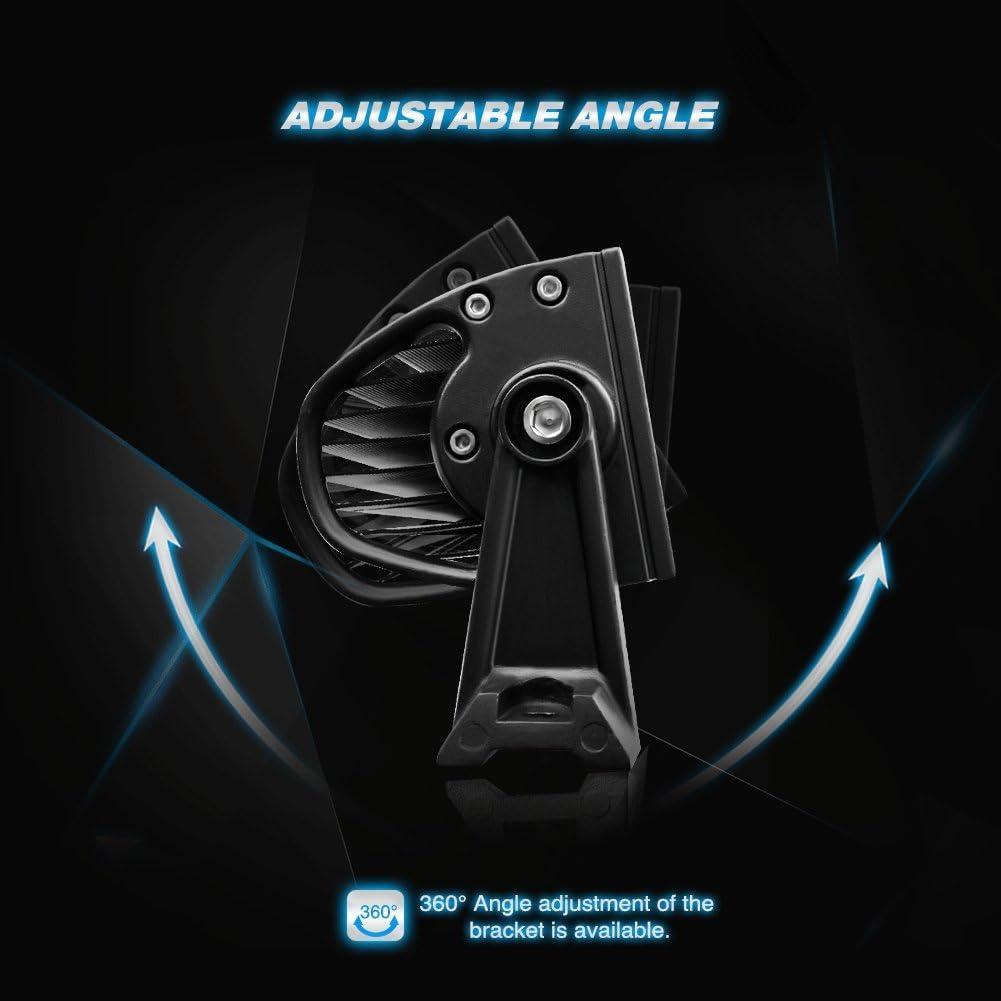 imageNilight 71013CA 32quot 180W Spot Flood Combo High Power LED Driving Lamp LED Light Bar Off Road Fog Driving Work Lights for SUV Boat Jeep Lamp2 Years Warranty50Inch Curved Light Bar