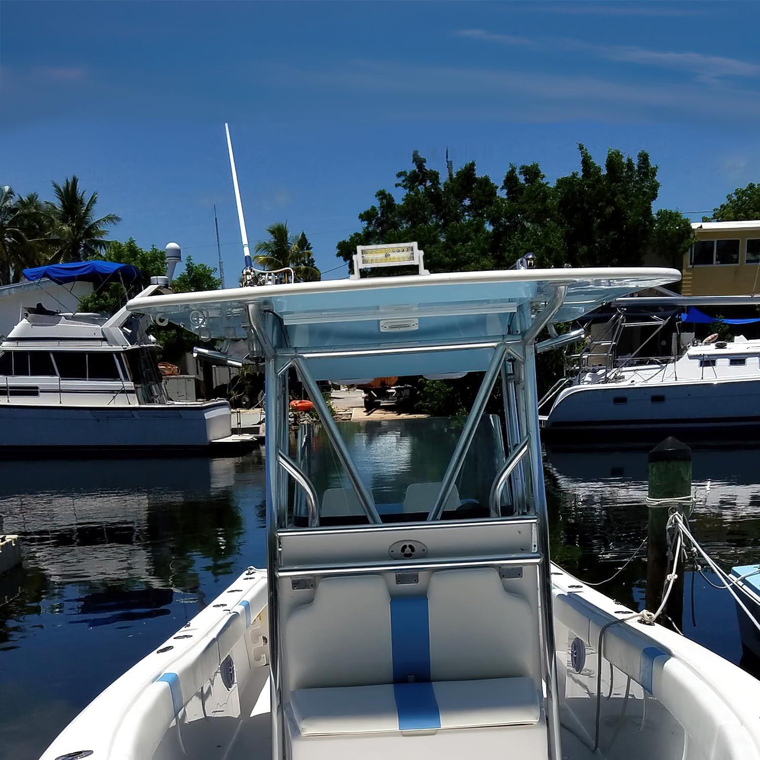 imageNilight 135Inch 72W Curved Spot Flood Combo Led Light Bar Off Driving RoadFog Light 12V OnOff Switch 16AWG Wiring Harness Kit1 Lead2 Year Warranty9Inch 84 Leds White Shell