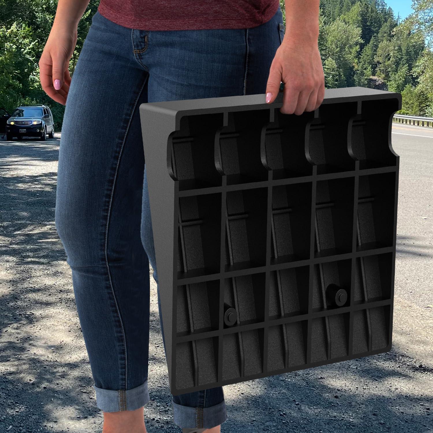 imageNilight Rubber Curb Ramps 75 Inches Rise Height Heavy Duty Rubber Threshold Ramp Portable Driveway Ramps for Cars Wheelchairs Scooter Lawn Mower 7000lbs Load Capacity 2 Pack47 Rise