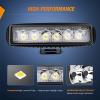 Nilight – 15019S-D Led Light Bar 4PCS 18w Spot Driving Fog Light Off Road Lights Boat Lights Driving Lights Led Work Light SUV Jeep Lamp(4PCS 18W LED Lights)