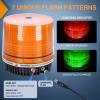 Nilight 18LED Magnetic Beacon Light Amber White Wireless Rotating Powered Emergency Hazard Warning Safety Flashing Rooftop Led Strobe Lights for Car Truck Snow Plows Forklift Trailer Security Vehicles(Amber)