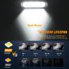 Nilight 2PCS Led Pods 6 Inch 60W Spot Light Bar 3000LM Driving Fog Off Road Lights 12V/24V for Trucks Jeep UTV ATV Marine Boat Golf Cart Trailer(White Shell White Lights)