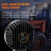 Nilight 4.3 Inch Round Utility LED Work Light W/Integrated Toggle Switch, 2PCS 72W 5760LM 150° Flood Lamp for Offroad Heavy Equipment Vehicles Truck Tractor Golf cart Boat ATV UTV(2Pcs 24Led Flood Lights)