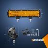 Nilight LED Light Bar 12Inch 300W Flood Spot Combo Triple Row Driving Lamp Roof Bumper Off Road Work Lights for Van Camper Wagon Car Pickup Golf Cart ATV UTV SUV Truck Boat 4×4(Amber Light + Wiring Harness)