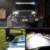 Nilight LED Light Bar 32Inch 180W Spot Flood Combo Led Off Road Lights 12V 5Pin Rocker Switch LED Light Bar Wiring Harness Kit, 2 Years Warranty (ZH079), Clear,White(54Inch 312W Light Bar +Wiring Harness)