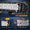 Nilight LED Light Bar 9Inch 54W 3600LM Spot Off Road Driving Lamp Super Bright Waterproof Fog Work Lighting for Trucks SUV ATV UTV Pick-up Boat Tractor 4×4 Van Camper(Amber)