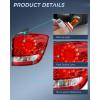 Nilight Taillight Assembly Compatible with 2011 2012 2013 2014 2015 2016 2017 2018 2019 2020 Dodge Journey Outer Tail Light Left Drive Side(Outer Passenger Side)