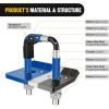 Nilight Trailer Hitch Tightener for 2 Inch Hitches Mount Anti Rattle Heavy Duty Steel with Rubber Cover Red U Bolt Matte Black Plate Electrophoresis Anti-Rust Triple Protective(Blue 2Inch 1PC)