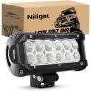 Nilight – 4PCS 36W 6.5 Inch Flood LED Light Bar Off Road Super Bright Driving Fog Boat Driving LED Work Light for Jeep(1Pc 36W Led Pods)
