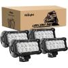 Nilight – 4PCS 36W 6.5 Inch Flood LED Light Bar Off Road Super Bright Driving Fog Boat Driving LED Work Light for Jeep(Clear)