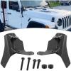 Nilight 2Pcs Windshield Hinge Mounting Brackets Dual A-Pillar for Offroad LED Fog Light Pods for 2018 2019 2020 2021 2022 2023 Wrangler JL/2020-2023 Gladiator JT , 2 Years Warranty,Black(Dual A-Pillar JL 2018-2025)