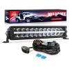 Nilight 30 Inch LED Light Bar DRL 240W 24800LM Anti-Glare Flood Spot Offroad LED Driving Light IP68 w/ 12AWG DT Connector Wiring Harness for Pickup Truck SUV ATV UTV Boat 4×4 Jeep(White DRL)