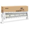 Nilight 73003C-A 22Inch 150W Double Row 15000LM 7D Flood Spot Combo Beam LED Light Bar(22Inch White Shell with White Light)