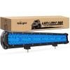 Nilight LED Light Bar 20Inch 420W Flood Spot Combo Triple Row Driving Lamp Roof Bumper Off Road LED Work Lights Pods for Van Camper Wagon Car Pickup Golf Cart ATV UTV SUV Truck Boat 4×4(Blue)
