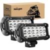Nilight Led Light Bar 2PCS 36w 6.5Inch Spot Off Road Lights Super Bright Driving Fog Light Boat Lights Driving Lights Led Work Light SUV Lamp(36w Led Light)