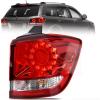 Nilight Taillight Assembly Compatible with 2011 2012 2013 2014 2015 2016 2017 2018 2019 2020 Dodge Journey Outer Tail Light Left Drive Side(Outer Passenger Side)
