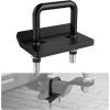 Nilight Trailer Hitch Tightener for 2 Inch Hitches Mount Anti Rattle Heavy Duty Steel with Rubber Cover Red U Bolt Matte Black Plate Electrophoresis Anti-Rust Triple Protective(Black 2.5 Inch 1PC)