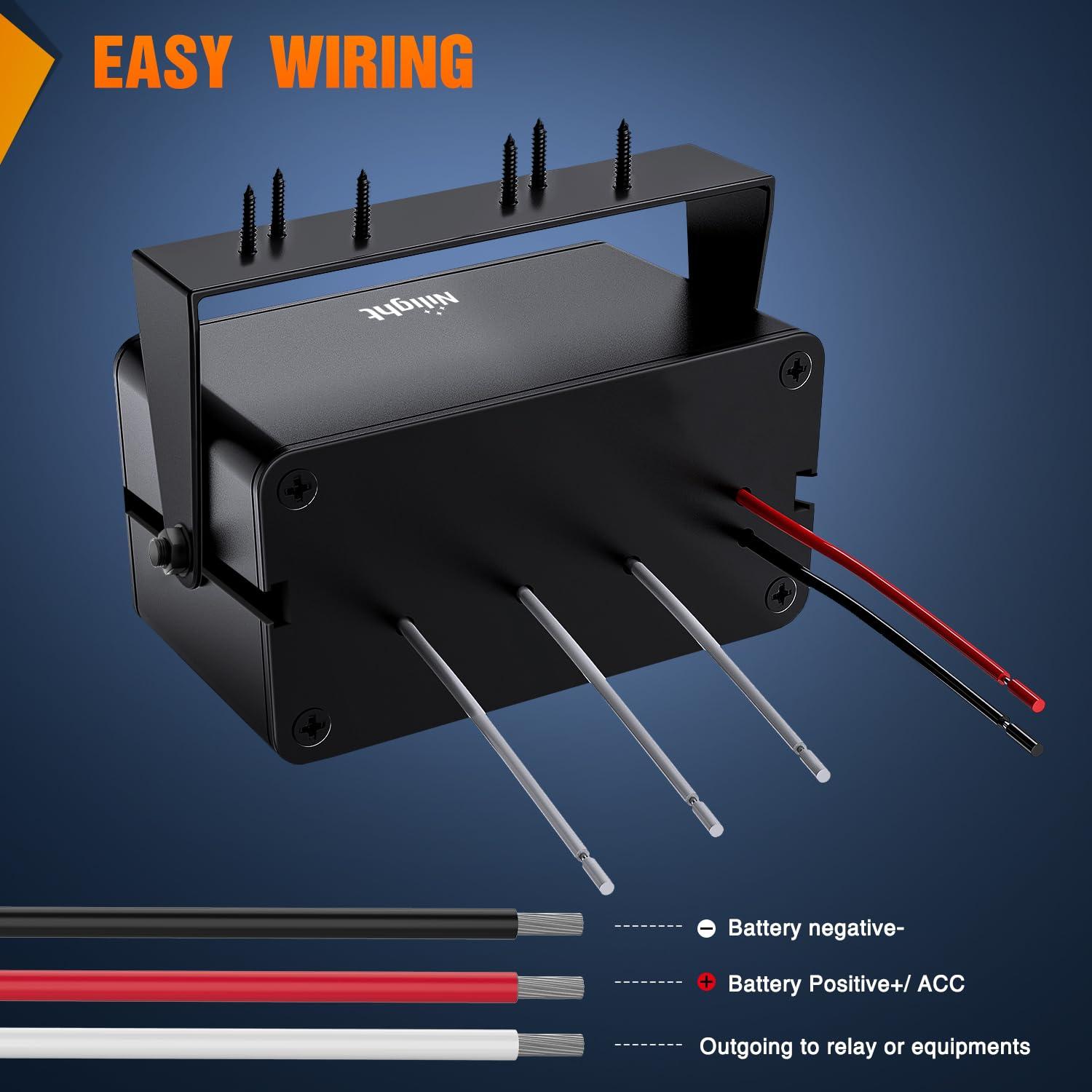 imageNilight 3 Gang Rocker Switch Panel Blue Backlit with PD Type C and USB Charger Voltmeter Waterproof 12V 24V DC Rocker Switch with Night Glow Stickers for Car Trucks Boats RVs2 Years WarrantyBlueBoxGreenBox