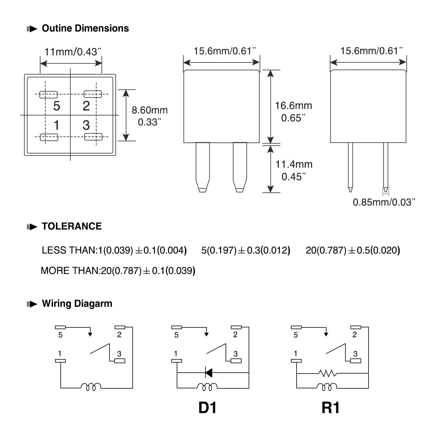 imageNilight 5PCS Automotive General Purpose Relay 4Pin SPNO 20A Micro Cooling Fan Sealed Relay Plug ampamp Play Direct Replacement for Polaris RZR 570 900 1000 SxS Slingshot Ranger Sportsman 2 Year Warranty4Pin Relay