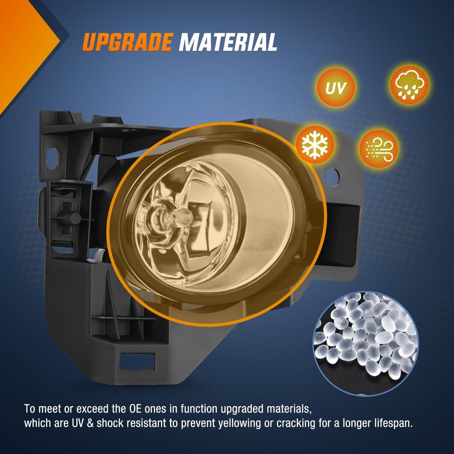 imageNilight Fog Light Compatible with 2007 2008 2009 2010 2011 2012 2013 2014 2015 2016 2017 2018 2019 Nissan Altima Versa Note Maxima Pathfinder Infiniti QX60 M35 M45 G37 JX3520092014 Nissan Maxima