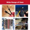 Nilight – 50005R Heat Shrink 2:1 Electric Insulation Tube Kit 45mm Flame Retardant Wrap Cable Sleeve 560pcs 5 Colors 12 Sizes with Storage Box，2 Years Warranty(130Pcs 3:1 Dual Wall Tubing)