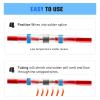 Nilight – 50027R 250 PCS Heat Shrink Spade Connectors Quick Disconnect Wire Connectors Electrical Spade Terminals Heat Shrink Fully Insulated Male and Female Wire Spade Connectors,2 Years Warranty(Yellow  Blue  Red  White.)