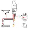 Nilight 10014W LED Light Bar Wiring Harness Kit 14AWG Heavy Duty 12V 5Pin Rocker Laser On Off Waterproof Switch Power Relay Blade Fuse-1 Lead, 2 Years Warranty(14AWG Wiring Harness -2 Leads)