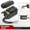 Nilight 12V Fuse Relay Box 6 Relays 6 Slots ATC ATO Blade Fuse Holder 4Pin 5Pin Terminal 40A Relay Waterproof Block Kit Universal for Automotive Car Truck Camper Marine Boat(Fuse and Relay Block Pre-Wired)