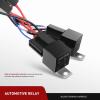 Nilight 16AWG LED Light Bar Wiring Harness Kit 2 Leads 12V On/Off 5 Pin Rocker Switch Power Relay Blade Fuse for Jeep Boat Trucks(Multicolor)