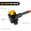 Nilight 24 Pcs 12V Car Add-a-Circuit Fuse Tap Holder Standard Mini Micro2 and Low Profile Fuses Taps 4 Types ATO ATC ATM APM for Cars Trucks Boats(10Pcs Low Profile Mini)