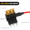 Nilight 24 Pcs 12V Car Add-a-Circuit Fuse Tap Holder Standard Mini Micro2 and Low Profile Fuses Taps 4 Types ATO ATC ATM APM for Cars Trucks Boats(2PCS Micro3)