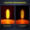 Nilight 2PCS Trailer Tail Light Kit 40 LED Running Brake Turn Signals Reverse lights Waterproof for 10-30V Truck RV UTV Camper Van Boat(2Pcs Amber Trailer Lights+Brackets)