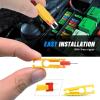 Nilight 372 PCS Car Fuses Assortment Kit Standard Mini LP Micro2 Blade Replacement Fuse ATO ATC APS ATS APR 2A 5A 7.5A 10A 15A 20A 25A 30A 35A for Cars Trucks RVs(120Pcs Mini ATM/APM Fuses)