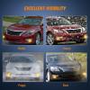 Nilight Fog Light Compatible with 2007 2008 2009 2010 2011 2012 2013 2014 2015 2016 2017 2018 2019 Nissan Altima Versa Note Maxima Pathfinder Infiniti QX60 M35 M45 G37 JX35(2013-2015 Nissan Altima)