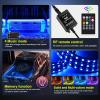 Nilight Truck Bed Light Strip RGB-IC LED Bar for Pickup Multi Dream Color DIY Music Synchronous with APP and RF Remote Control 3PCS 60 inch Cargo Lighting(RGB (Red  Green  Blue))