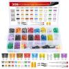 Nilight – 50016R 120 pcs Standard Fuse Assortment kit – 5, 7.5, 10, 15, 20, 25, 30 AMP – Regular APR/ATO (Open)/ATC Blade Fuses for Cars, Trucks, Boats,Automotives,2 Years Warranty(306PCS 3 Style Fuses w/Circuit Tester)