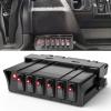 Nilight – 6 Gang Rocker Switch Box SPST Toggle Switch Panel 12V 24V 20A Switch Panel 60Amp Max for Automotive Cars Vehicles Boats RVs Campers SUVs(6 Gang Switch Box)