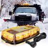 Nilight 12 Inch Roof Top Strobe Lights 48LED Hazard Light Emergency Safety Warning LED Flashing Bar Magnetic Mount 12V 24V Cars Trucks Tractors Snow Plows Construction Vehicles(Amber)