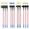 Nilight 12 Pack 12V Car Add-a-Circuit Fuse Tap Standard Mini Micro2 and Low Profile Taps 4 Types ATO ATC ATM APM Holder for Cars Trucks Boats(12Pack Fuse Holder-4 types)