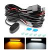 Nilight 16AWG LED Light Bar Wiring Harness Kit 2 Leads 12V On/Off 5 Pin Rocker Switch Power Relay Blade Fuse for Jeep Boat Trucks(Multicolor)