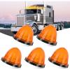 Nilight 4PCS 3.9 Inch 3 Led Truck Trailer Light Front Rear LED Side Marker Lights Clearance Indicator Lamp Waterproof Sealed Surface Mounted LED Marker Light(Amber 18LED 2-Heavy Duty Trucks)