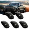 Nilight 4PCS 3.9 Inch 3 Led Truck Trailer Light Front Rear LED Side Marker Lights Clearance Indicator Lamp Waterproof Sealed Surface Mounted LED Marker Light(White -Ford/Ram Trucks SUV POV)